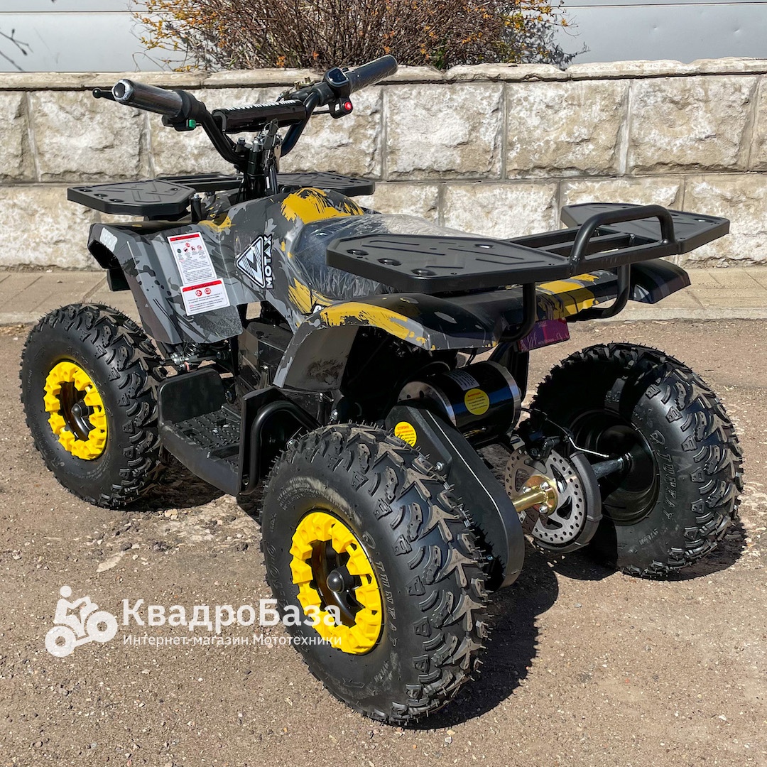 Детский электроквадроцикл Motax GRIZLIK MINI E1000 BW